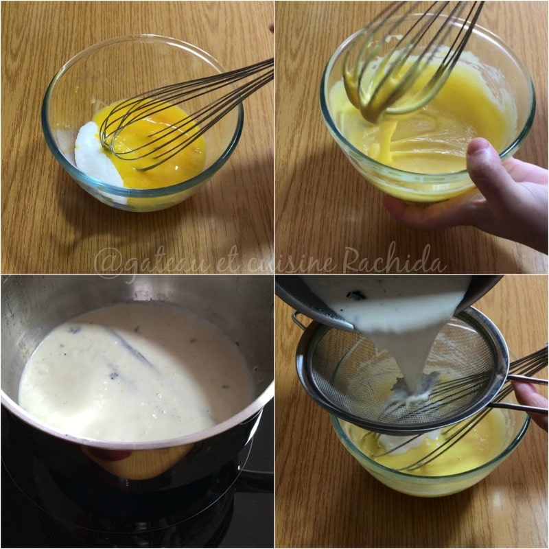 blanchir les oeufs pour crème anglaise bavaroise vanille