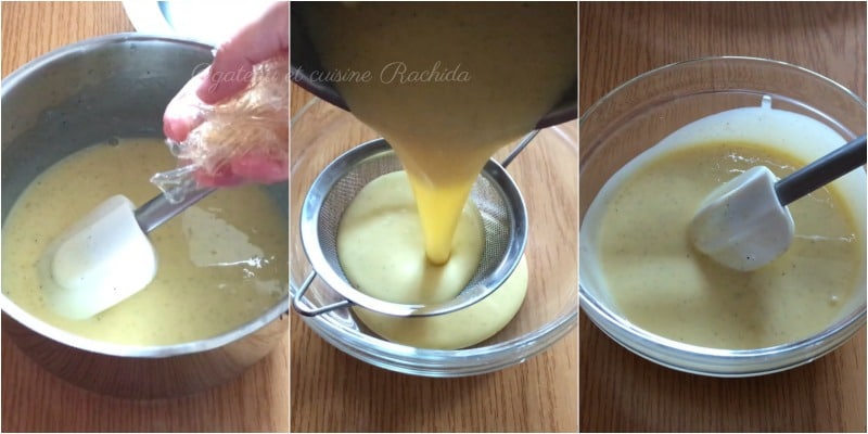 make a vanilla bavarian for a vanilla and raspberry charlotte 