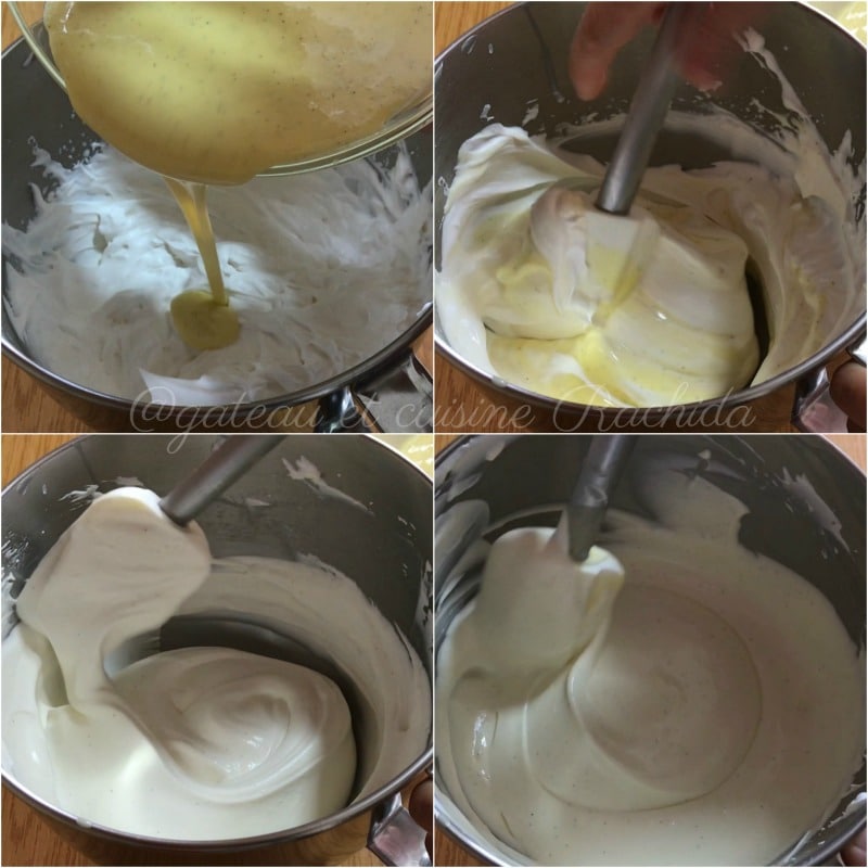 mousse bavaroise vanille pour charlotte vanille et framboises