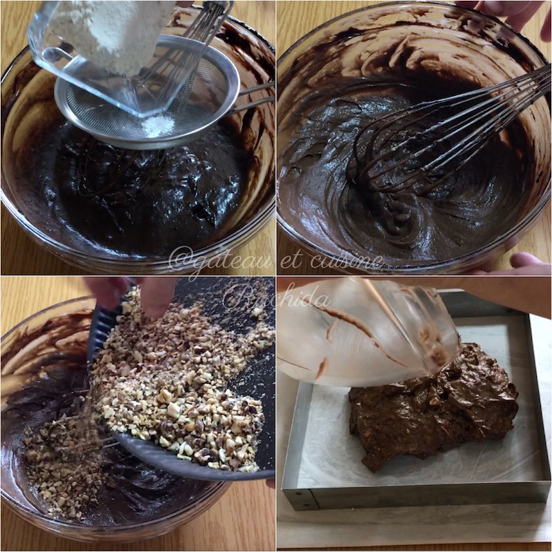 Entremet Chocolat Brownie flocage velours 