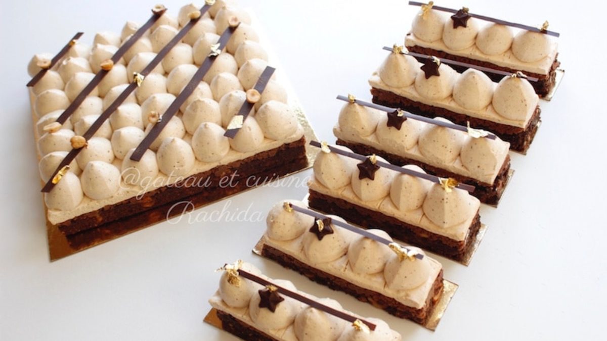 Entremets Praline Et Chocolat Jaubourg Gateau Et Cuisine Rachida