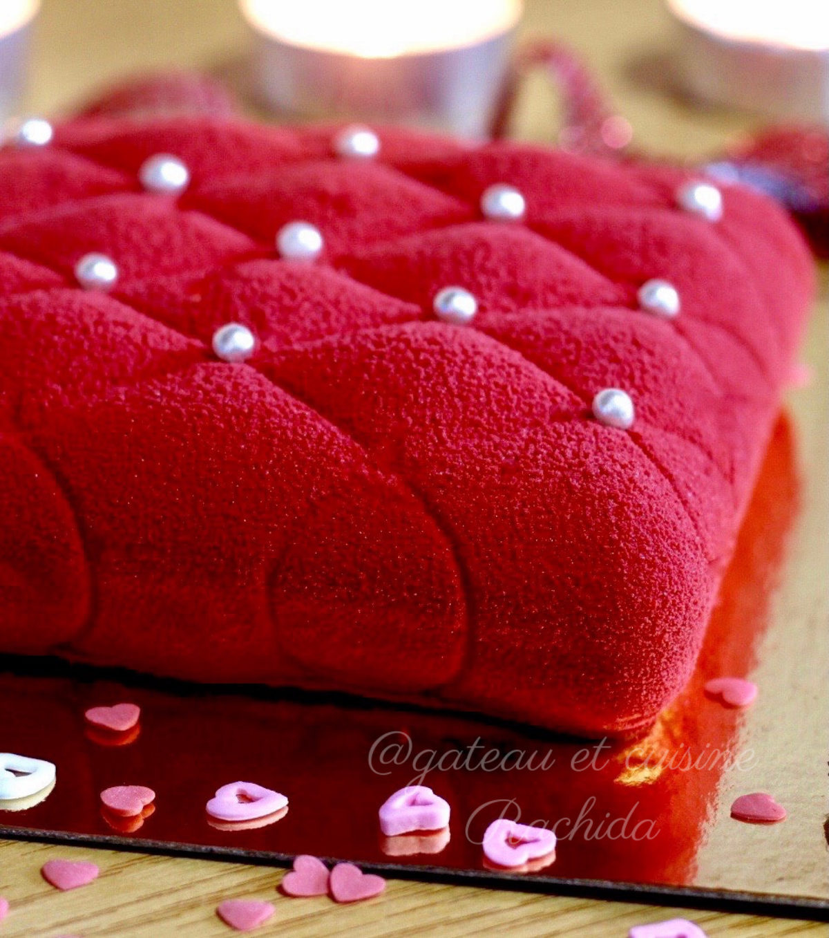 Flocage Velours Pour Effet Perle Sur Entremets Gateau Et Cuisine Rachida