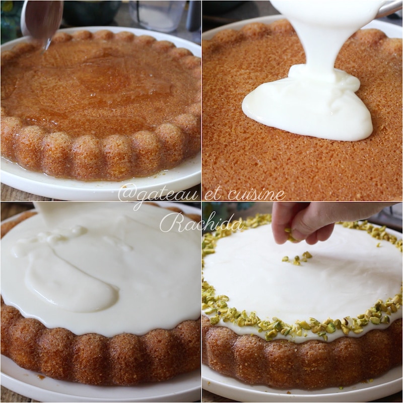 Basboussa à la creme-delice ramadan