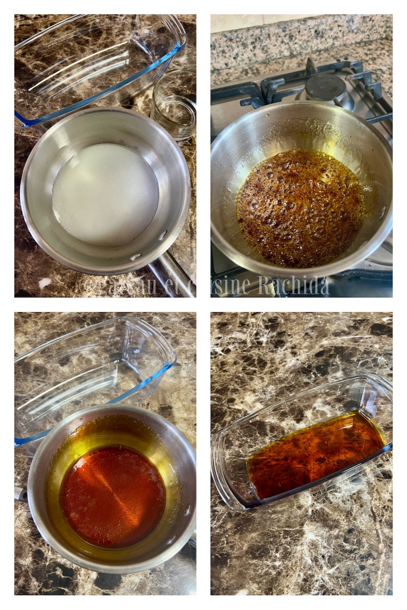 caramel for flan mould 