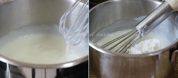 crème au fromage pour basboussa à la crème