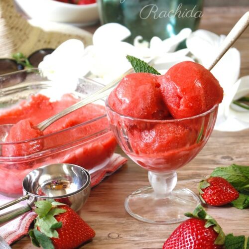 Sorbet fraise