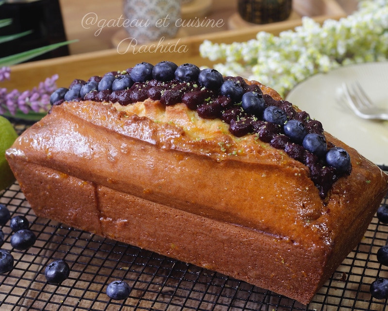 recette cake myrtilles et citron