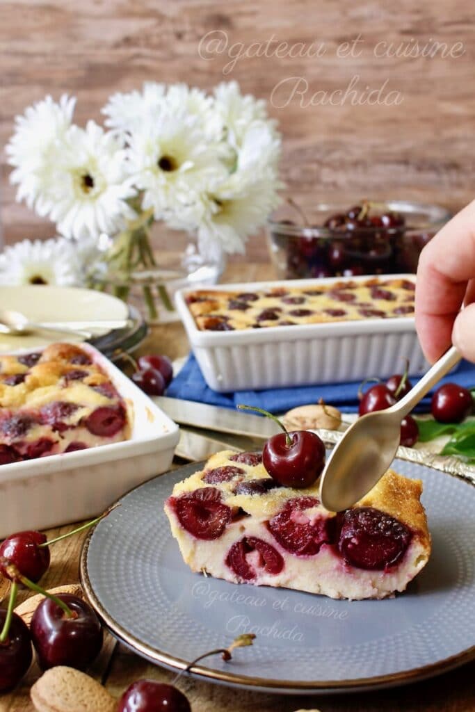 Clafoutis Aux Cerises Et Amandes Facile Et Délicieux | Gâteau Et ...