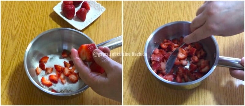confit de fraise sans additifs
