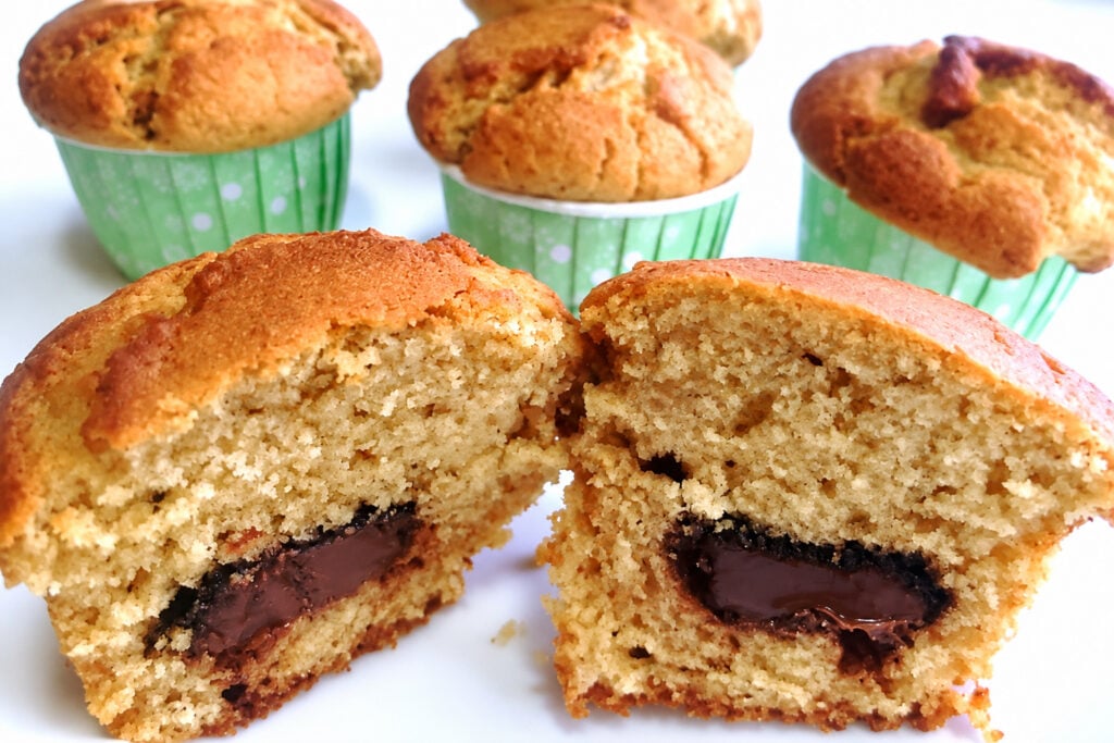 muffins fourrés au nutella