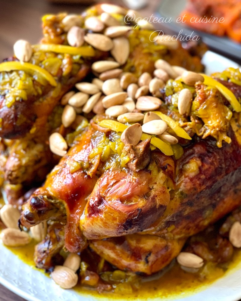 Poulet rôti à la marocaine