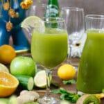 cocktail détox vert légumes et fruits