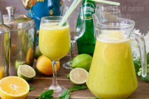 Mocktail à la mangue sans alcool