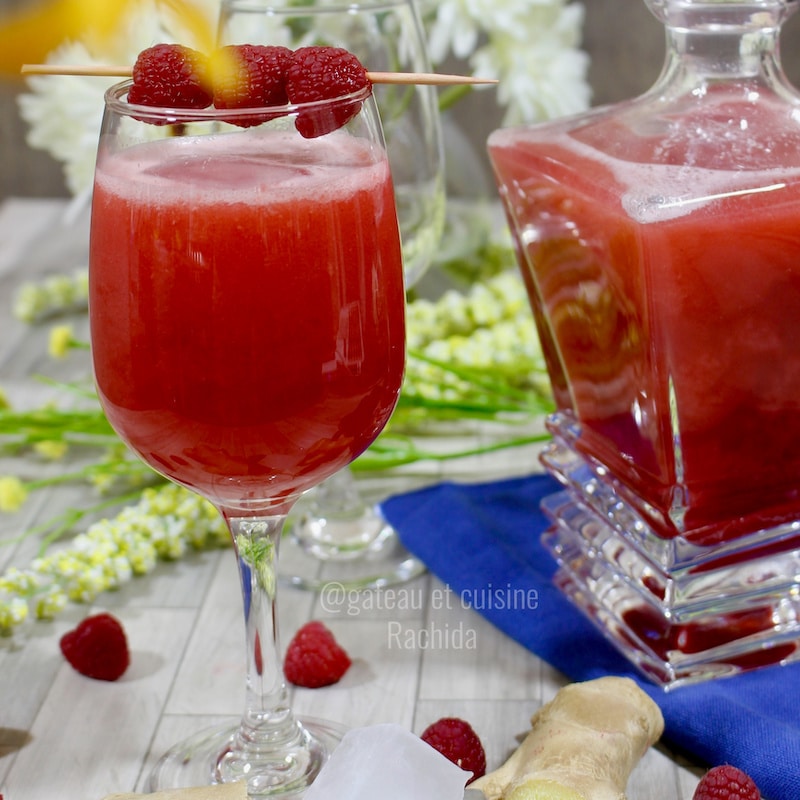 Mojito aux framboises 