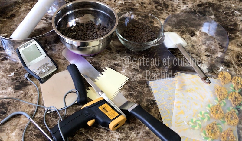 matériel pour le tempérage du chocolat au mycryo