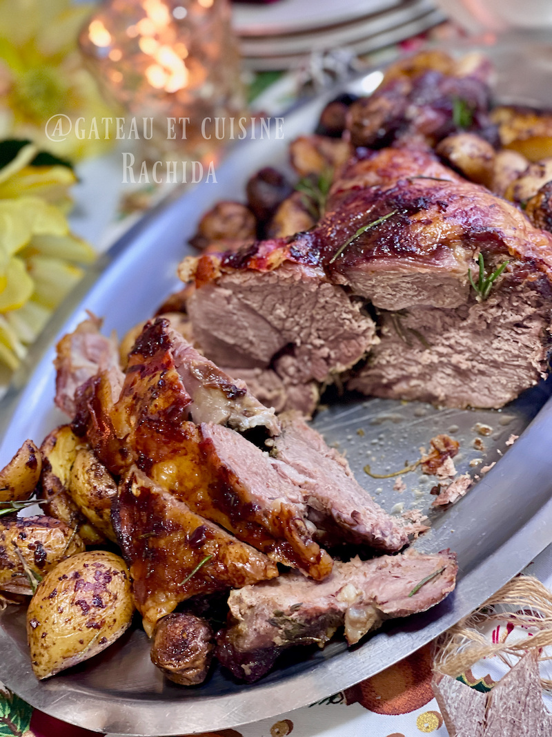 gigot d'agneau au four fondant et juteux