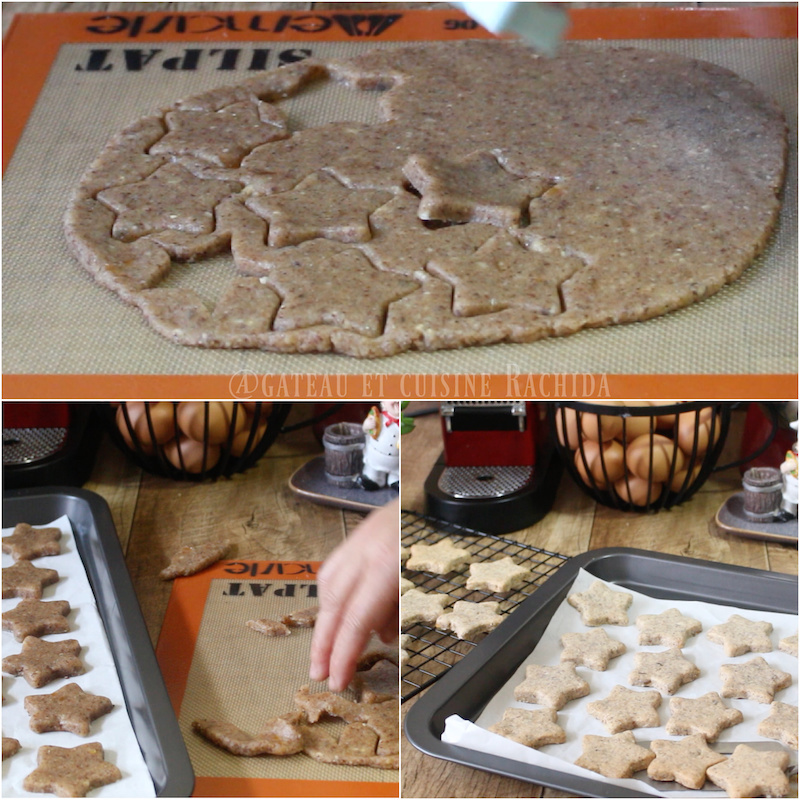 étoiles de Noel , zimtsterne allemand