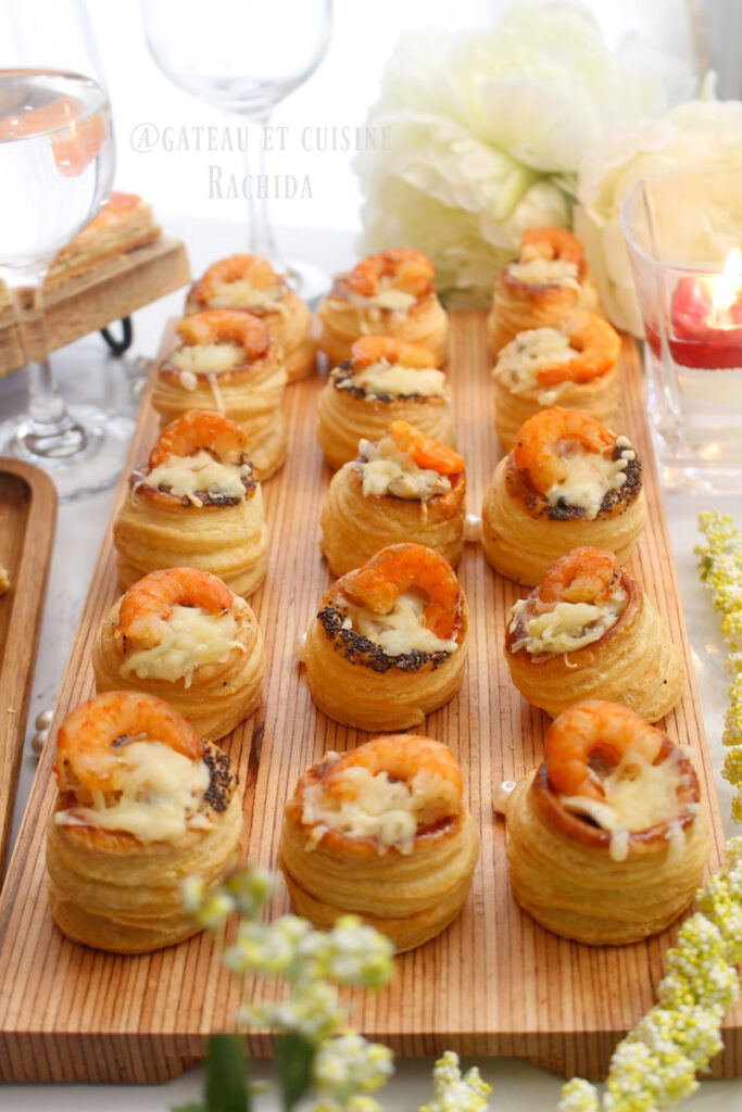 bouchéees à la reine crevettes