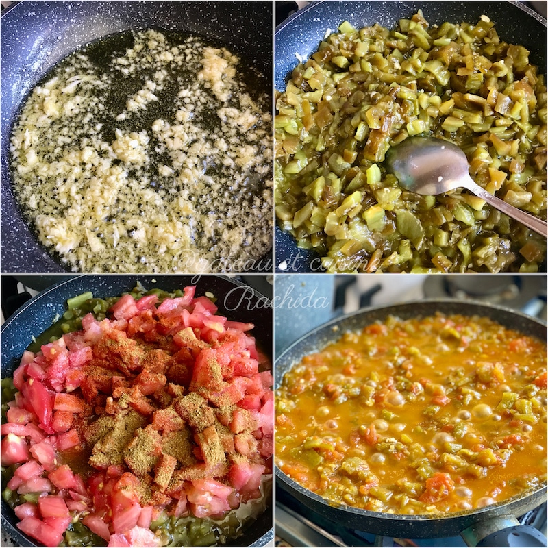 taktouka-roasted bell peppers salad
