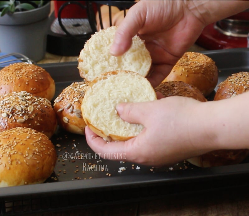 Pain à burger facile et moelleux