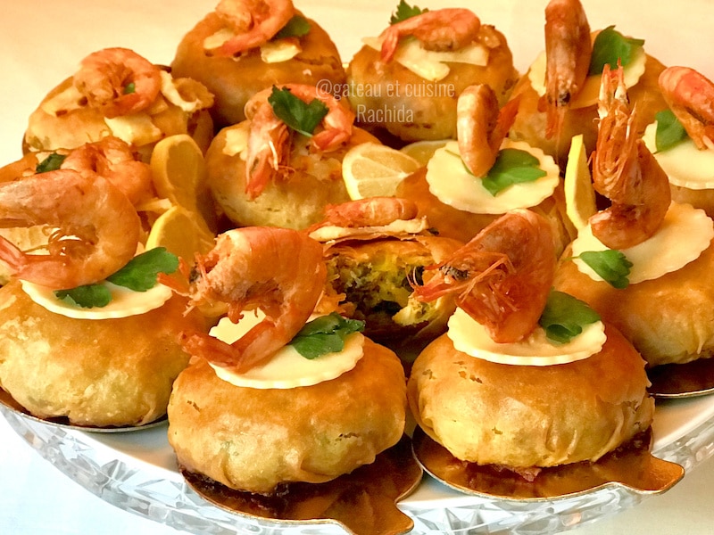 recette pastilla marocaine poisson et fruits de mer 