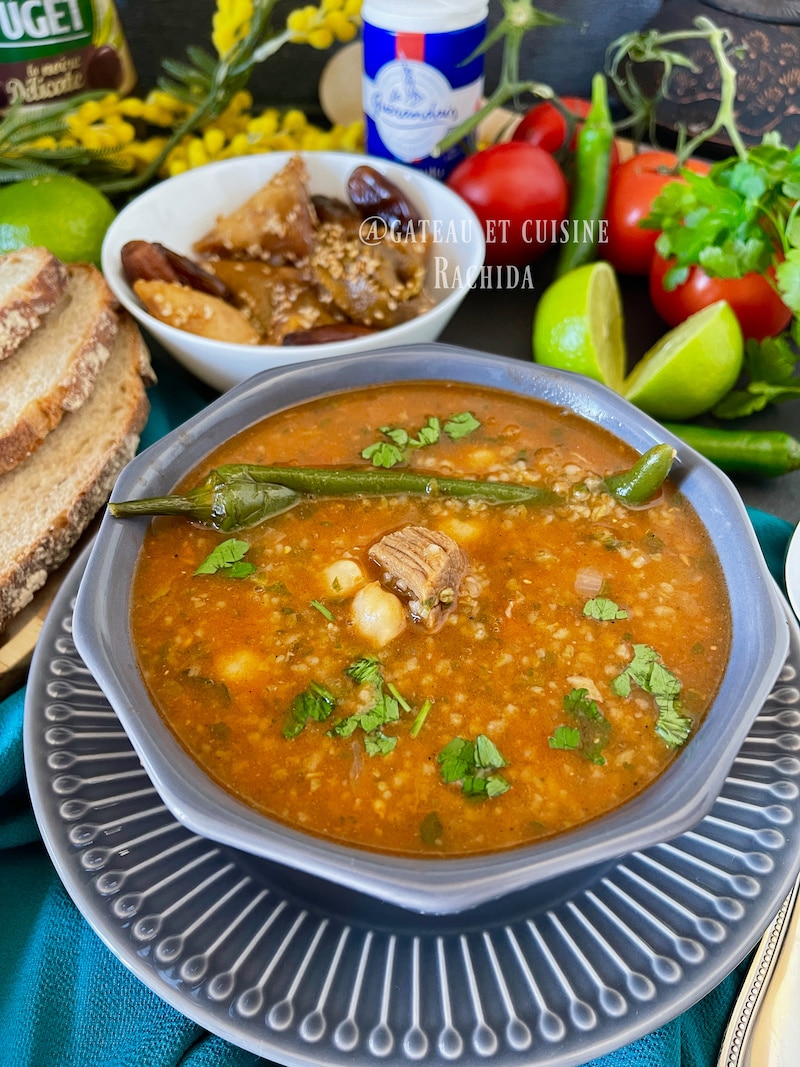Recette chorba frik soupe du ramadan