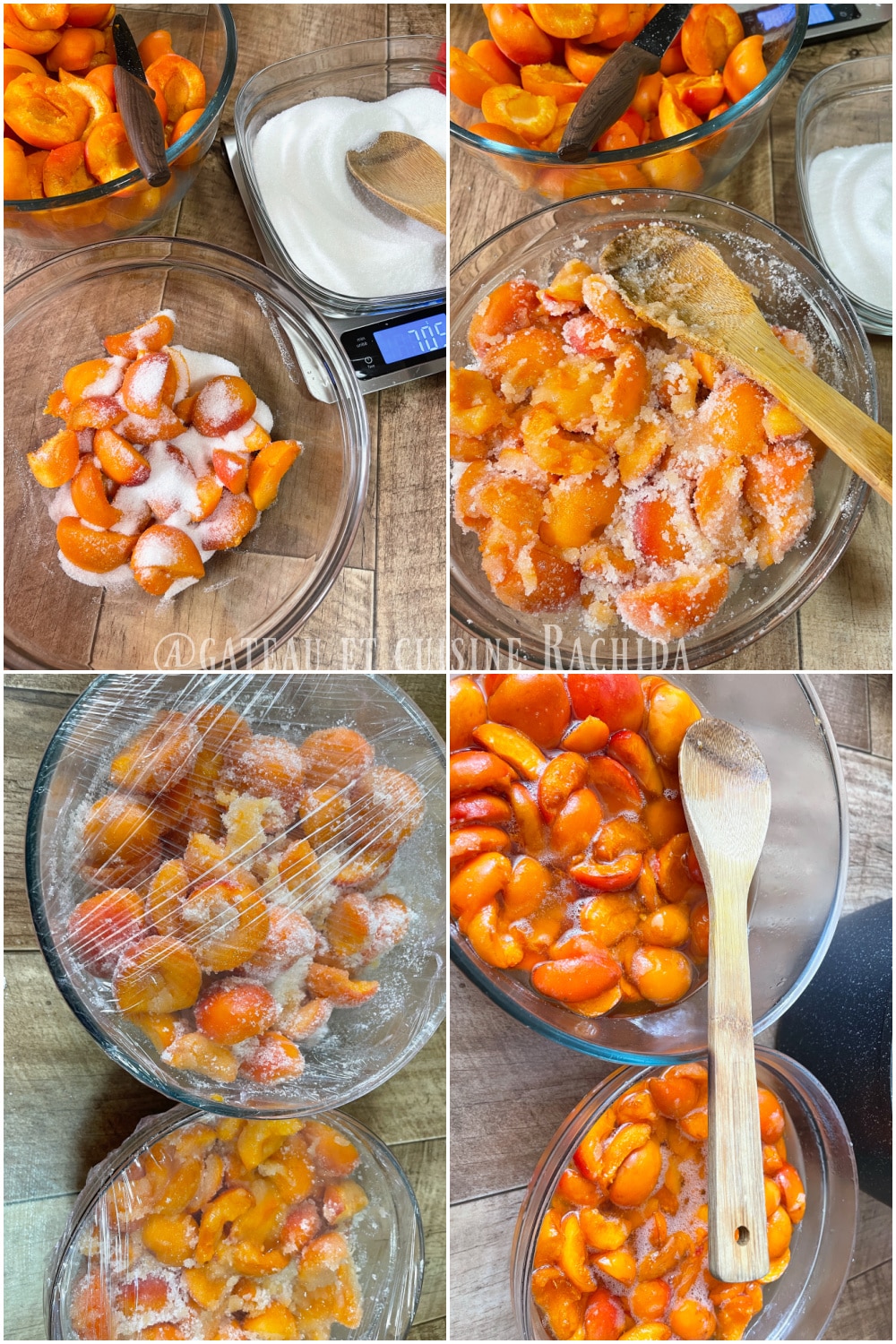 Étape de macération pour une confiture inratable