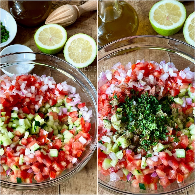 Comment préparer la salade shirazi