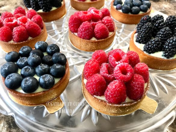 Tartelettes aux fruits rouges Gâteau et cuisine Rachida