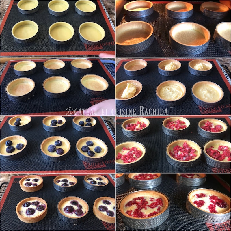 Красные фруктовые тарталетки |  Торт Рашида и приготовление