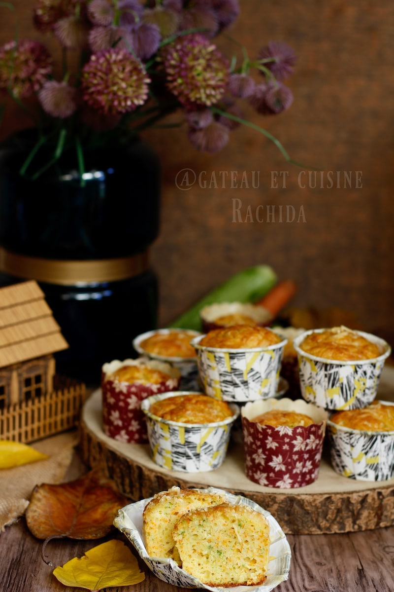 Recette muffin salé aux courgettes 
