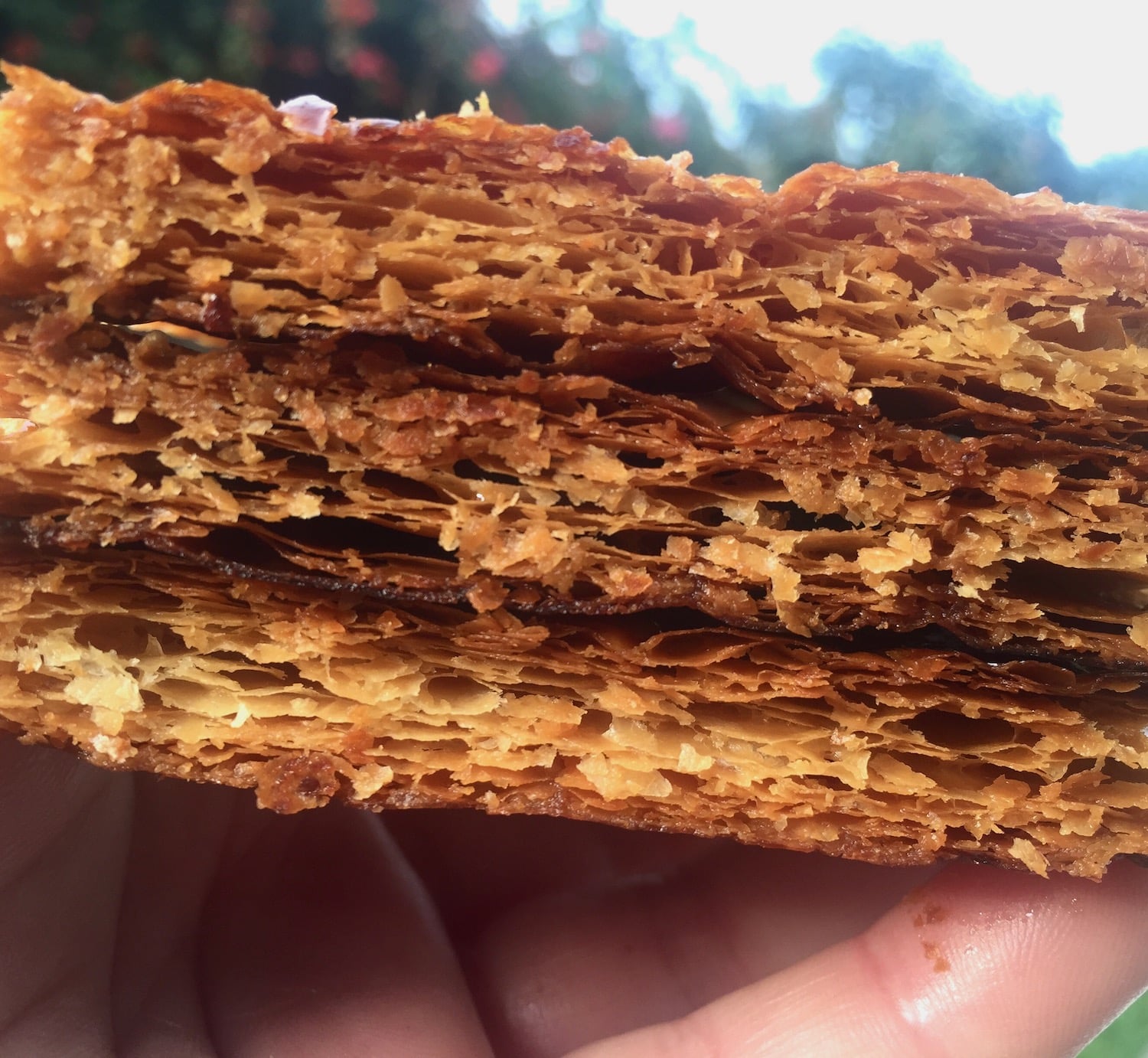 Homemade inverted puff pastry recipe