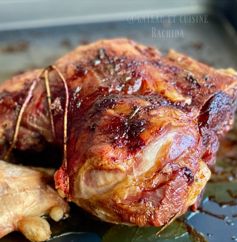 cuisson parfaite gigot d'agneau rôti 