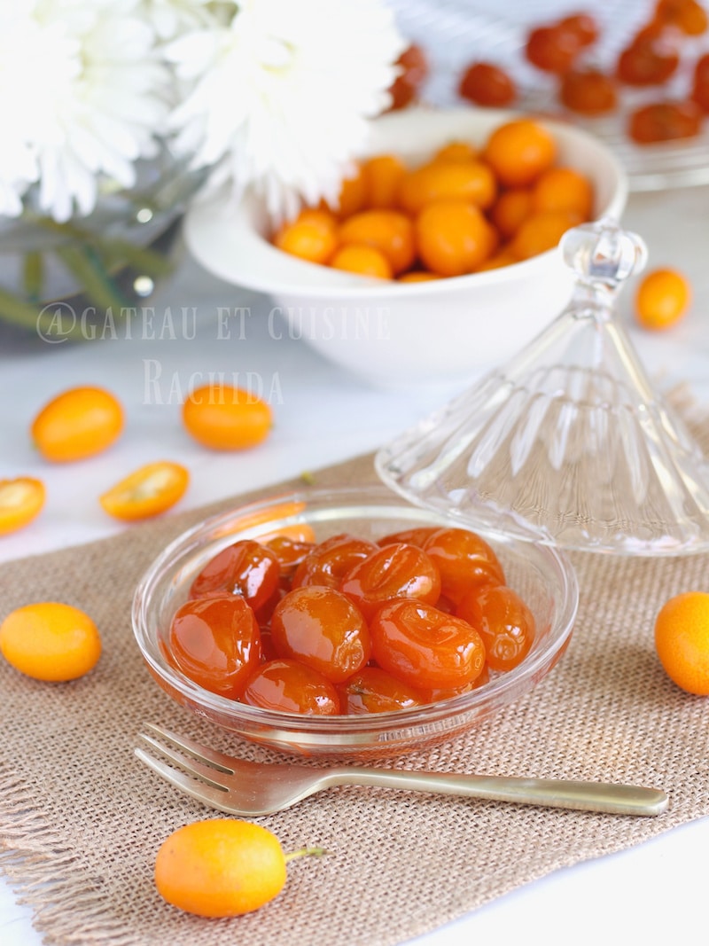 recette kumquats confits au sirop -tchouina 