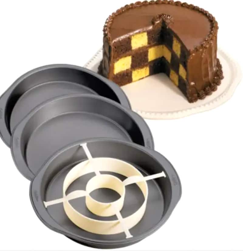 moule à gâteau damier