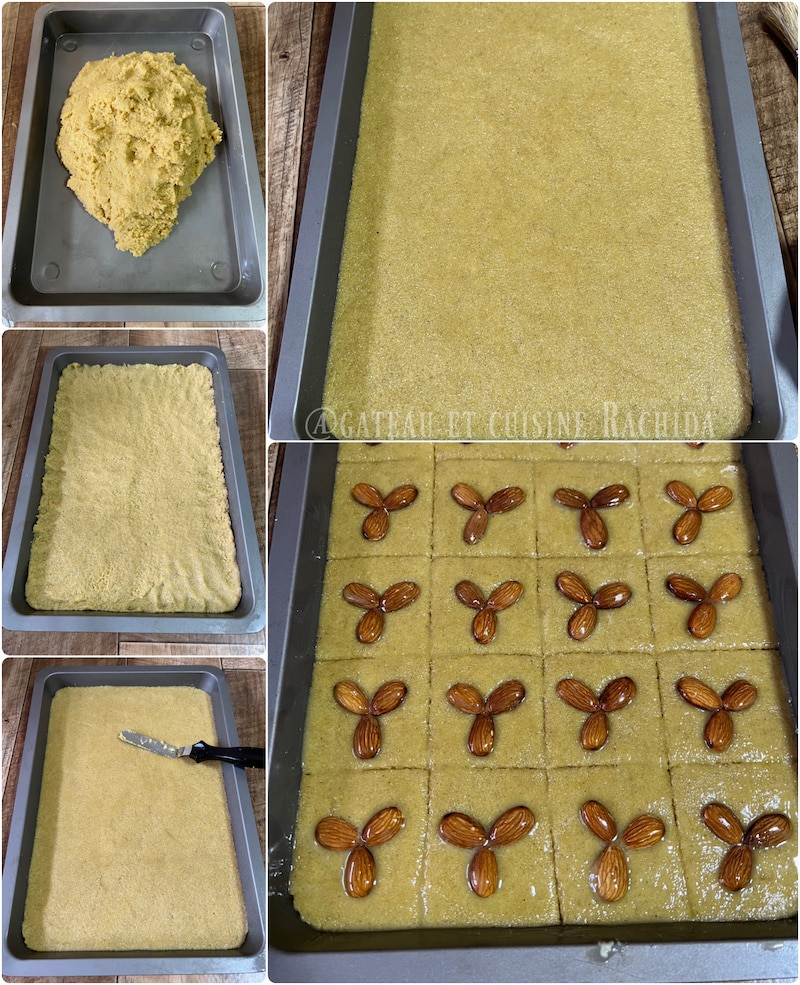 kalb el louz étape de préparation maison