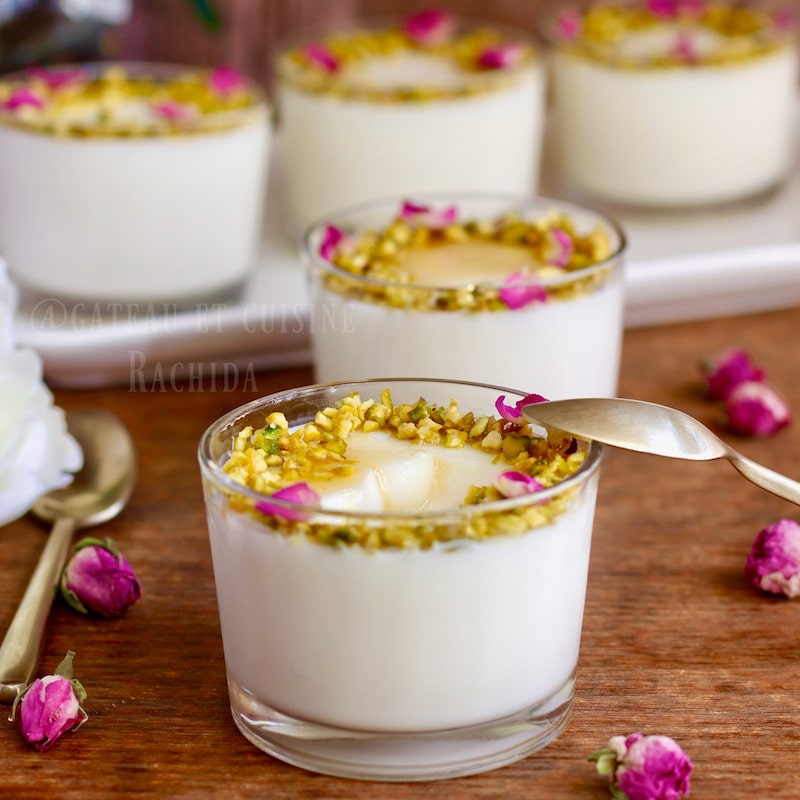 Mahalabia , mouhallabieh , flan libanais | Gâteau et cuisine Rachida