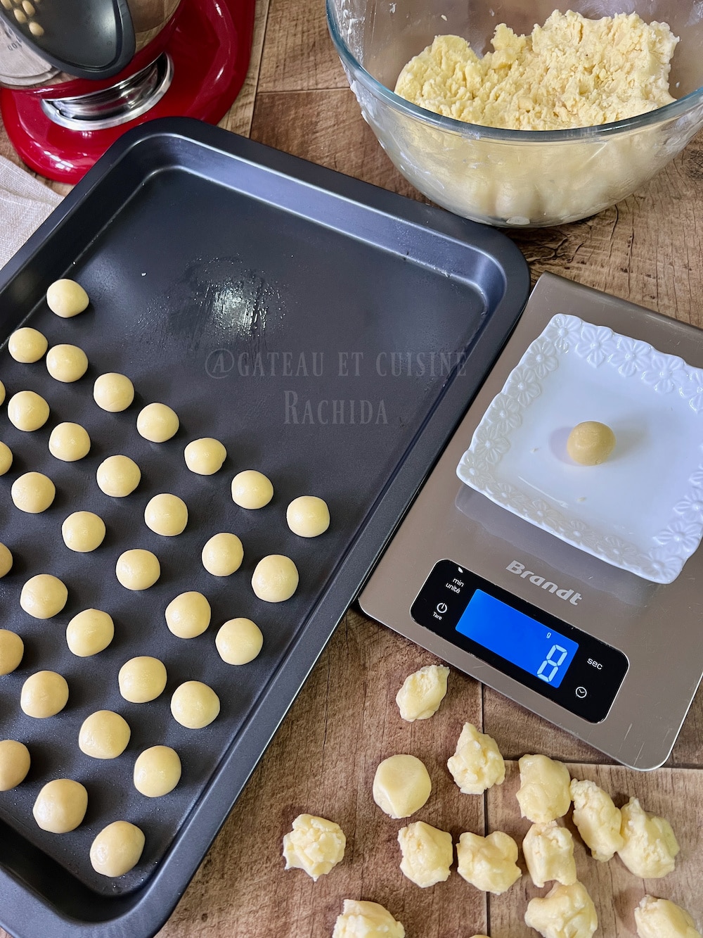 Boule de coco à la confiture(gâteau marocain richbond)