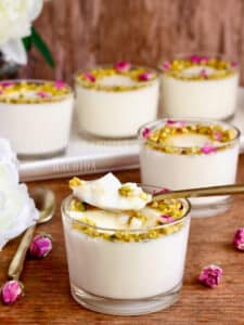 mahalabia traditionnelle fleur d'oranger