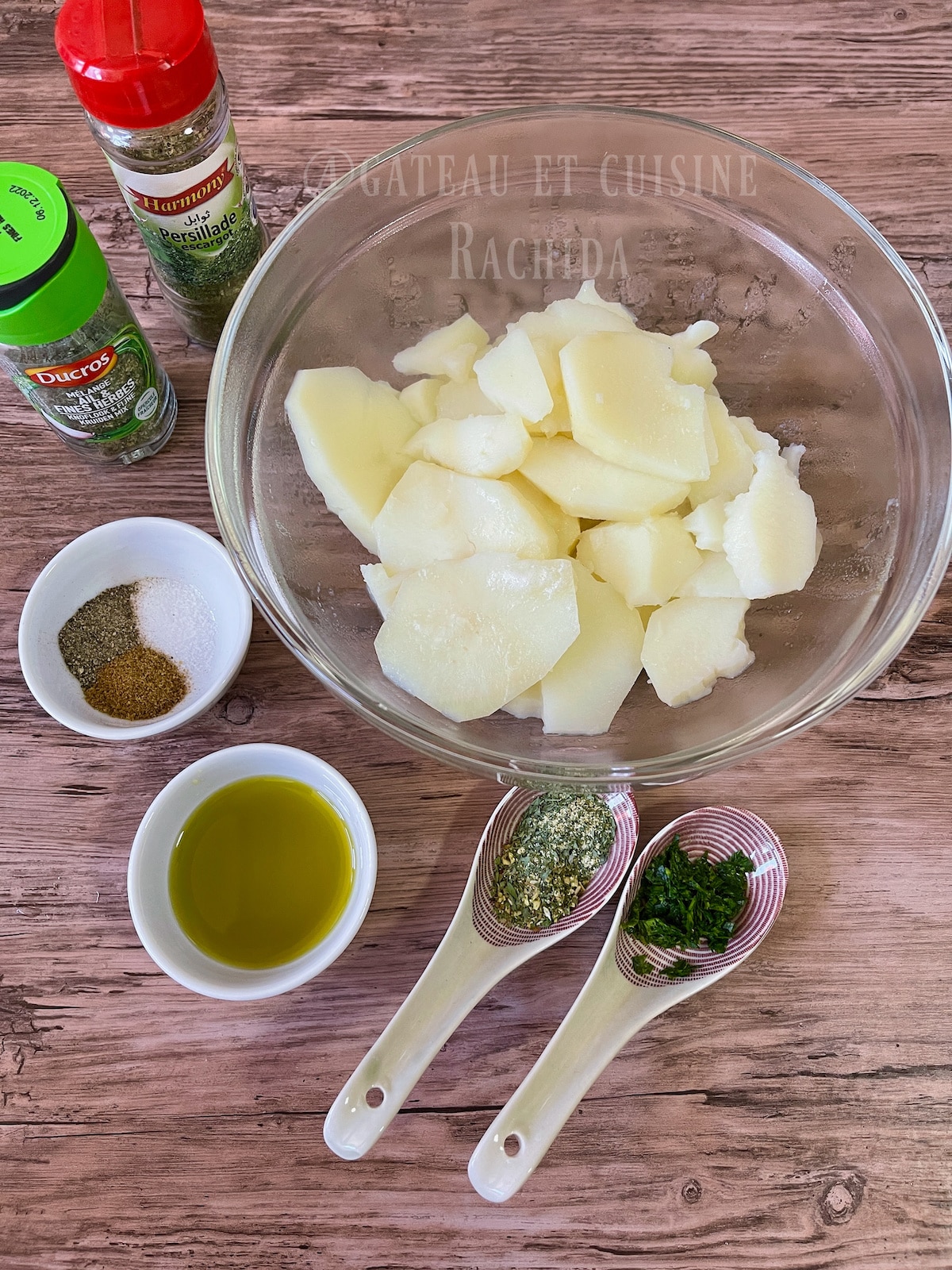 Recette ingrédients écrasé de pommes de terre