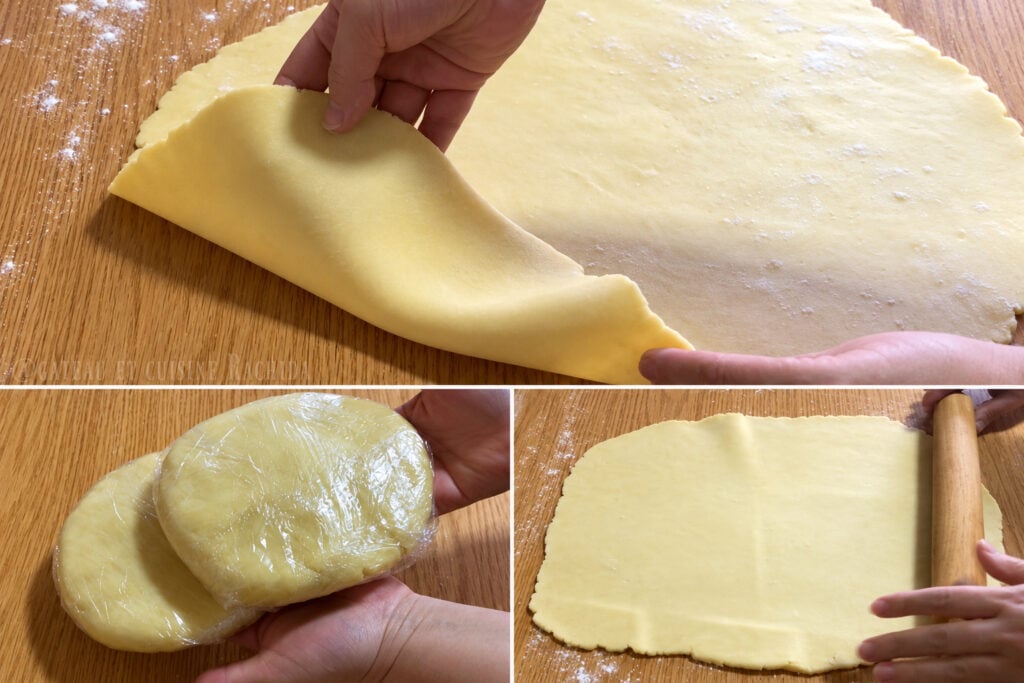 pâte brisée souple qui ne se déchire pas quand on l'étale