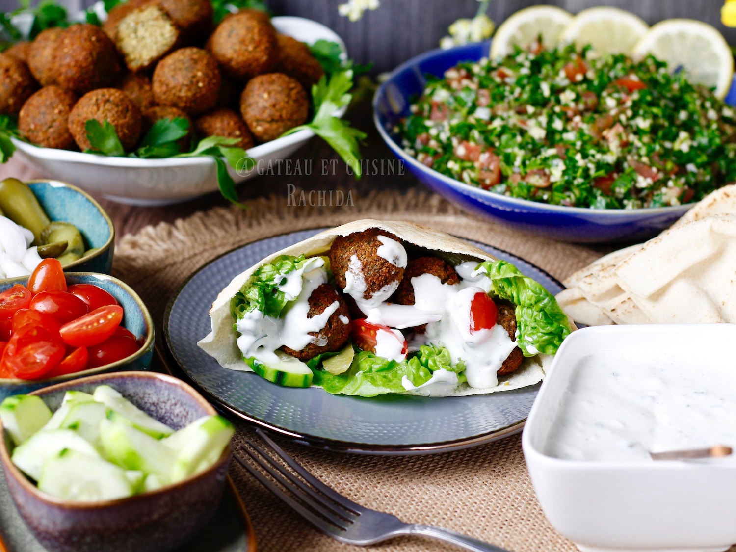 recette falafel en sandwich