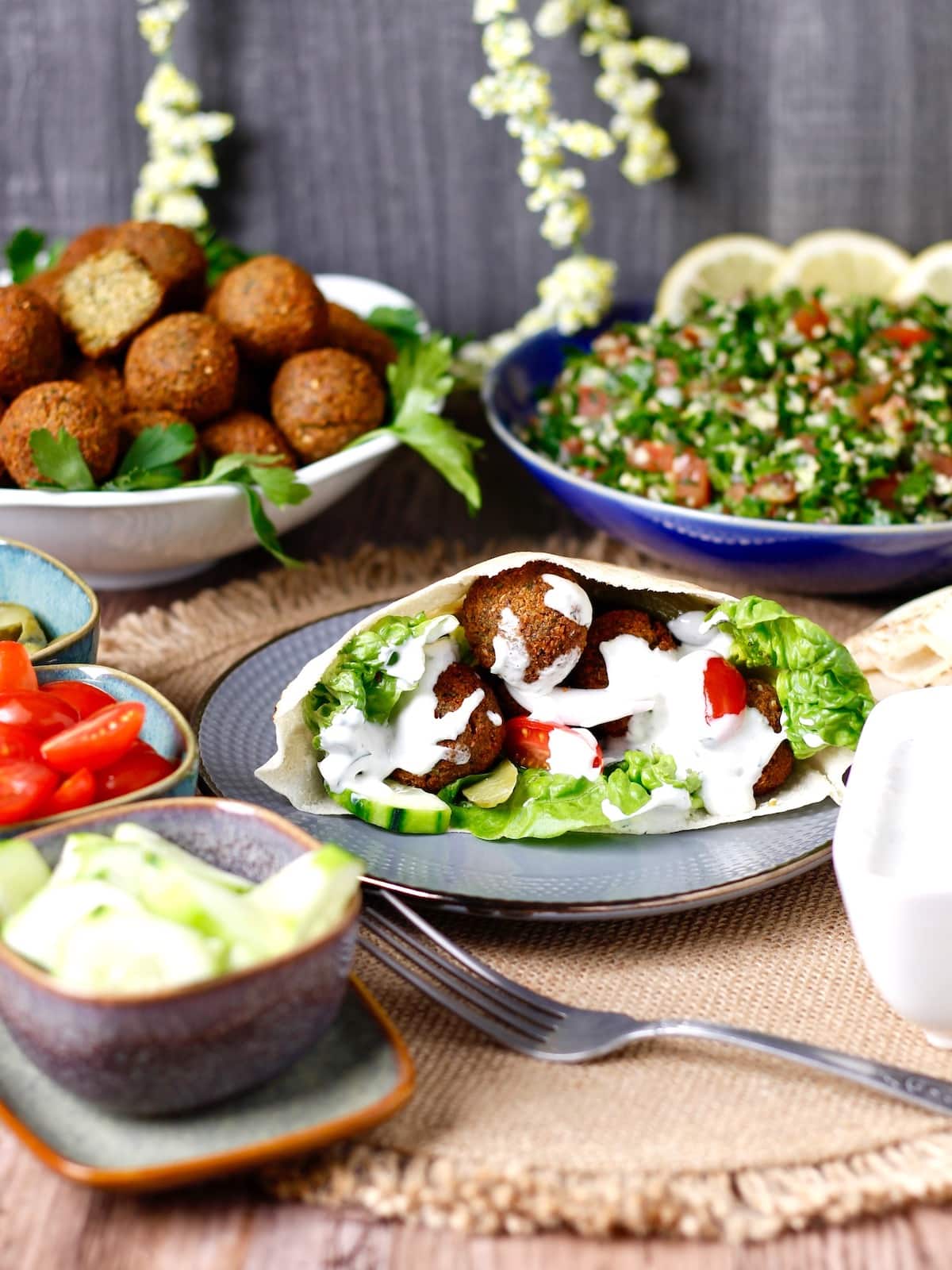 sandwich falafel maison 