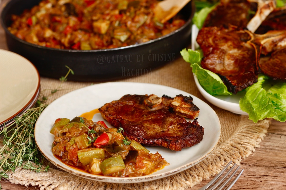 ratatouille facile avec grillades