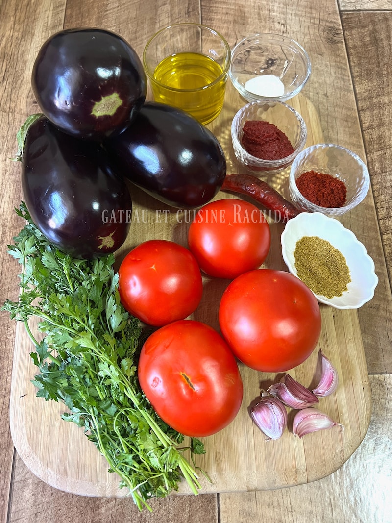 Zaalouk Moroccan eggplant caviar Gâteau et cuisine Rachida