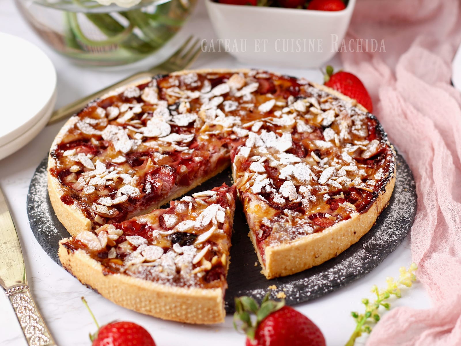 recipe for Alsatian strawberry tart