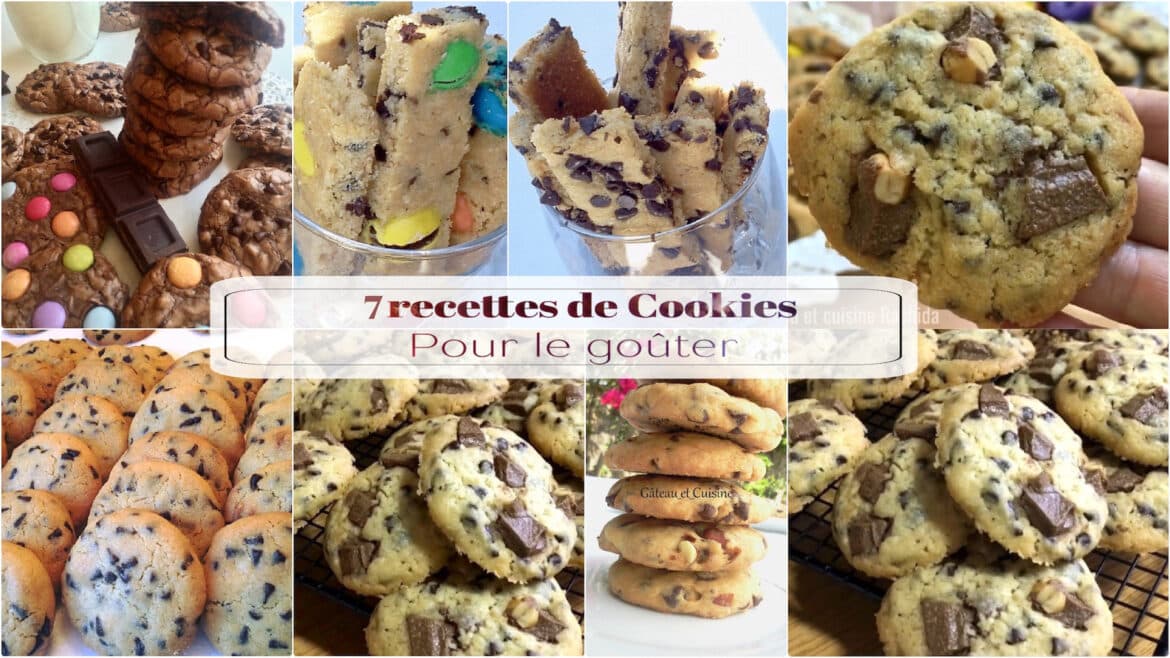 7 recettes maison de cookies