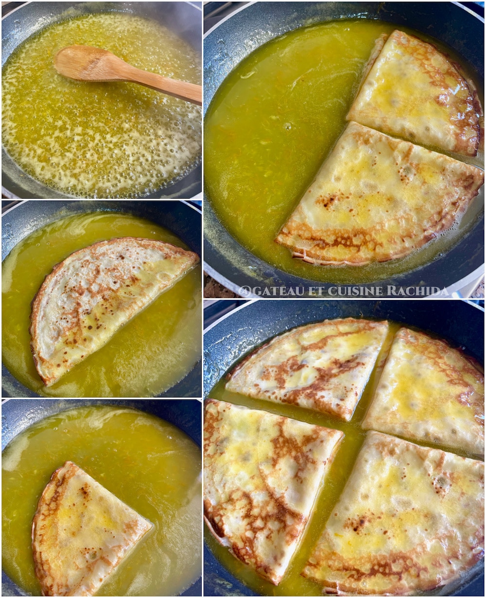 crêpes de suzette - suzette butter preparation step