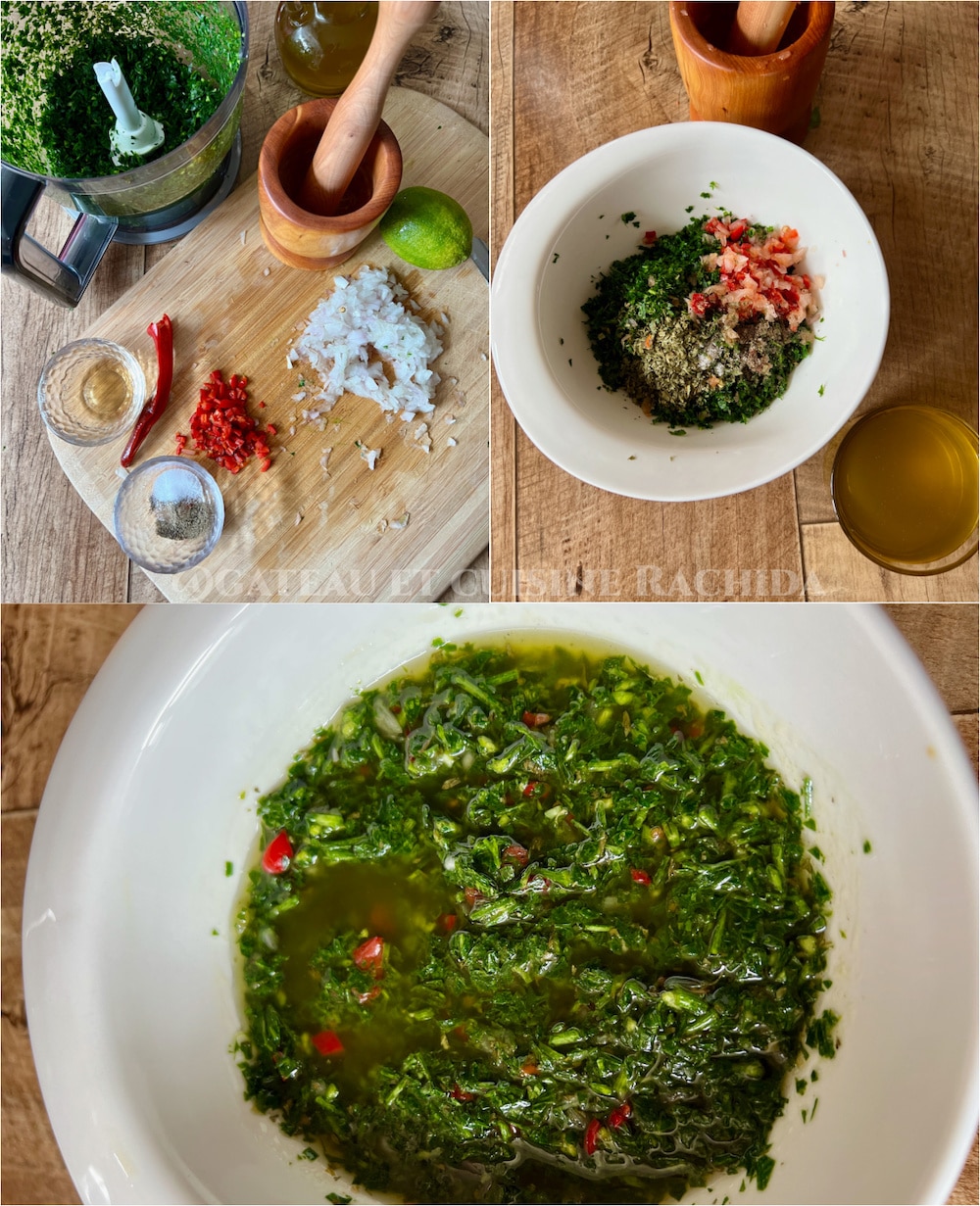 recette facile chimichurri maison