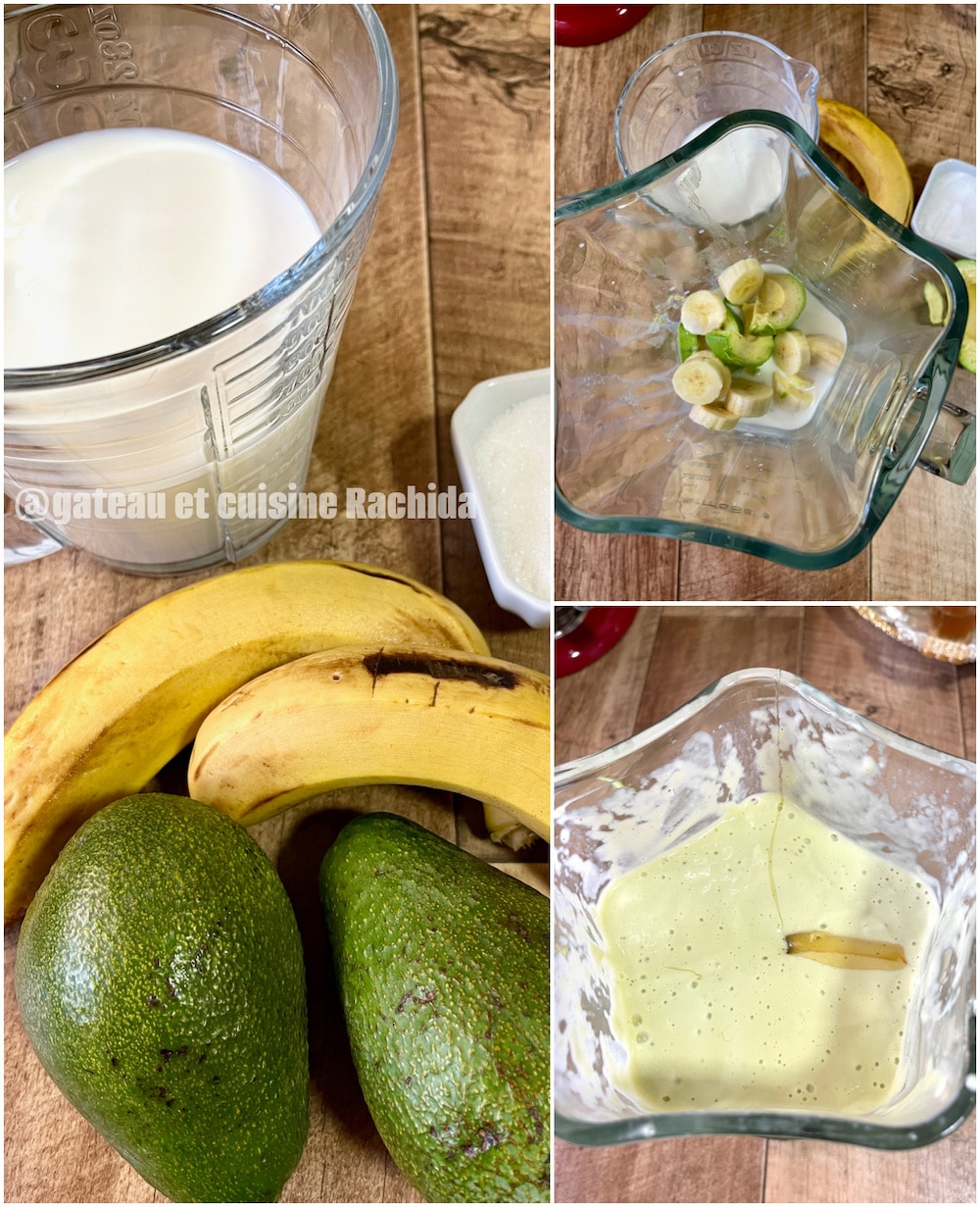 recette facile smoothie d'avocats